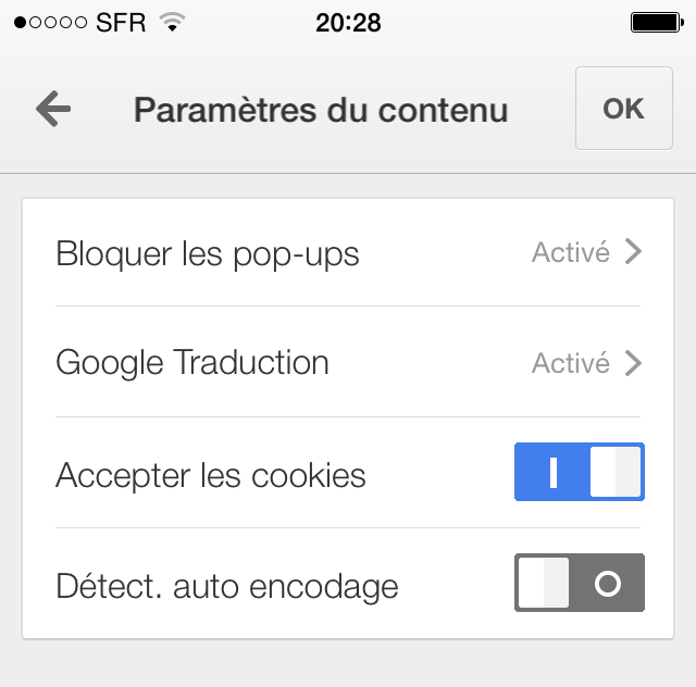 Bloquer pub safari iphone ios 12