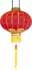 07861216: SILKEN chinois lanterne rouge 18cm