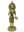 09001788: 半圆底座泰国和平女神黄铜像 3.38kg