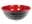 09090254: Melamine Red/Black Bowl D17.5x8.3cm 1pc