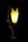 09120029: Lampe de table fleur tulipe courte
