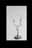 09120045: Lampe halogene bass tensionLampe de table avec ampoules halogenes, en acier brosse tubes en verre transparent