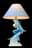 09120048: Lampe de table dauphin