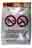 09140095: BEQUET Pancarte adhésif AFFICHAGE OBLIGATOIRE Interdiction de fumer et vapoter blanc 15x21cm x1
