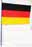 09570055: 带旗杆德国国旗 G1 80x120cm