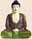 09102256: Bouddha Suar Couleur 40cm Dhyani