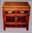 22221955: chest of drawers with 2 drawers and 2 doors decorated