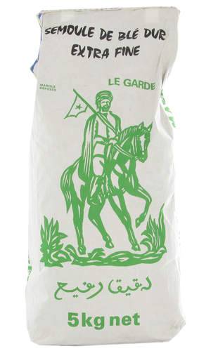 Semoule De Blé Dur Fine - Halima - 5kg - O'Zando